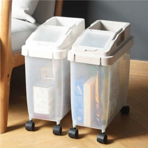 Trolly Rice Storage/Movable Food Container