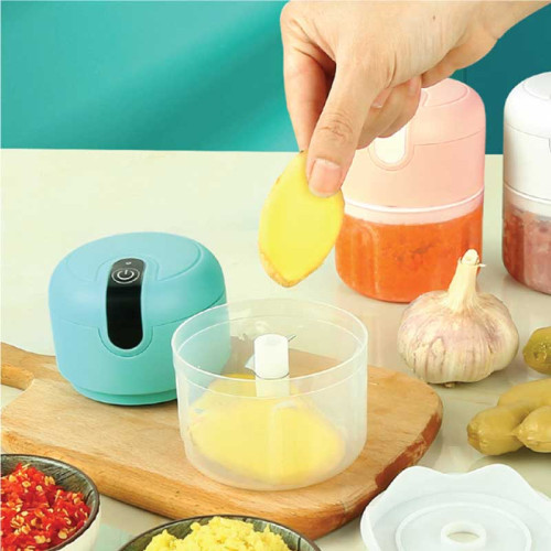 Rechargeable Electric Food Chopper Crusher Cutter