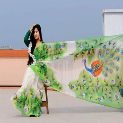 Tangail- Half Silk Sharee For Women 