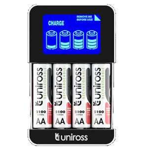 UNIROSS LCD CHARGER BY MICRO USB