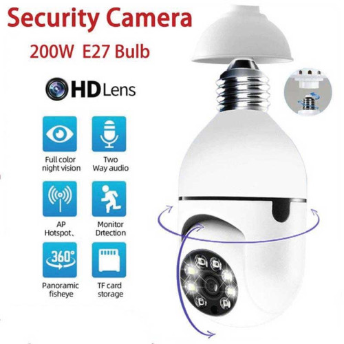 WiFi Panorama Camera PTZ Bulb