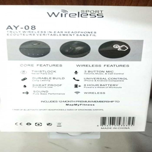 Wireless Earphones Sport AY-08