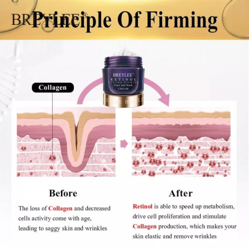 Breylee Retinol Firming Face Cream Lifting Anti-aging Remove 