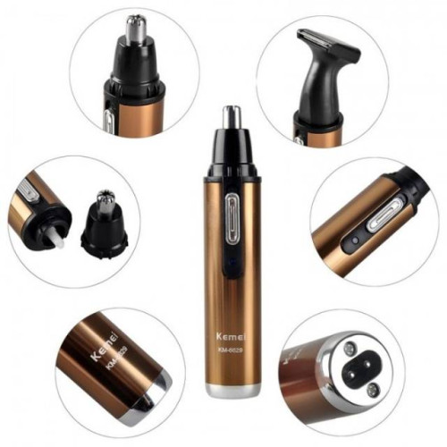 Kemei KM – 6629 2 In 1 Rechargeable Nose Beard