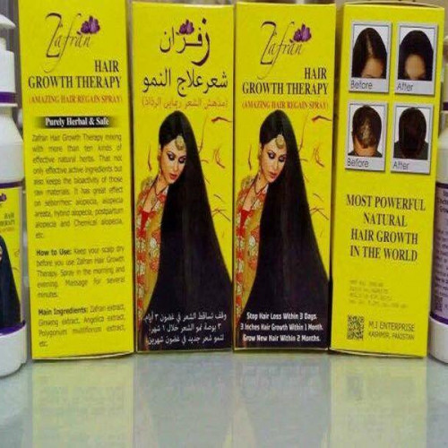 Zafran Hair Growth Therapy Amazing Hair Regain Spray with security Card - 150ml