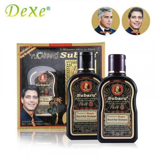 Subaru Dexe Magic Black Hair Shampoo 400ml