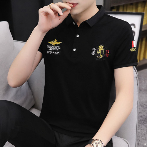 Korea Fashion Half Sleeve Men's Polo T-Shirt