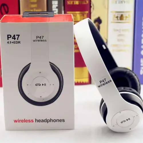 Wireless Bluetooth Headphone With SD Card Slot P47