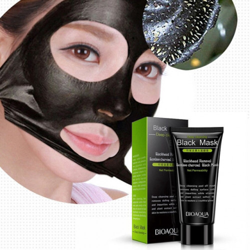 BIOAQUA blackhead Removal Bamboo charcoal black mask cream 60g*1