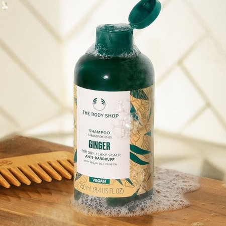 (Imported From UK)-The Body Shop Ginger Anti-Dandruff Shampoo (250ML)
