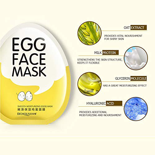 5-Piece, BIOAQUA Eggs Mask 