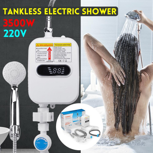 Temperature Display Instant Hot Water Shower