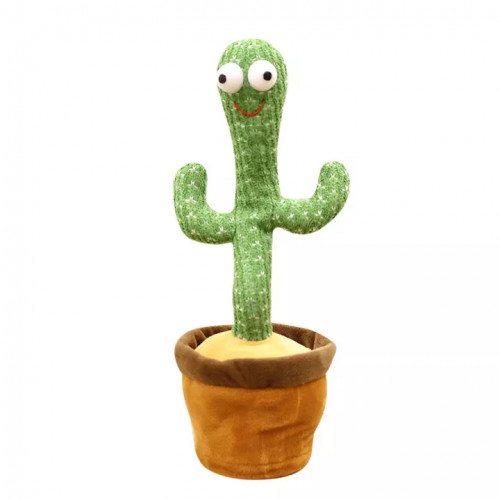 Cactus Plush Toy  Dancing Cactus Luminous Recording Learning Speak Early Childhood