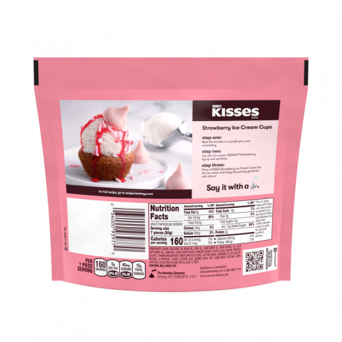 HR-KISSES STRAWBERRY ICECREAM 255G