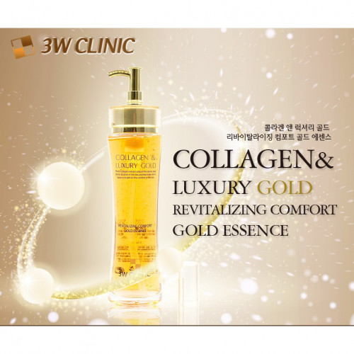 3W CLINIC Collagen & Luxury Gold Essence 150ml