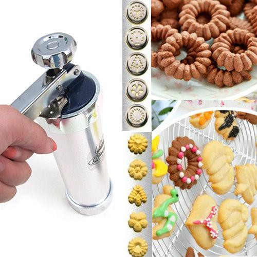 Chip Cookie Making Press Machine Biscuit Maker Cake Making Decorating Gun Kitchen Tools Set