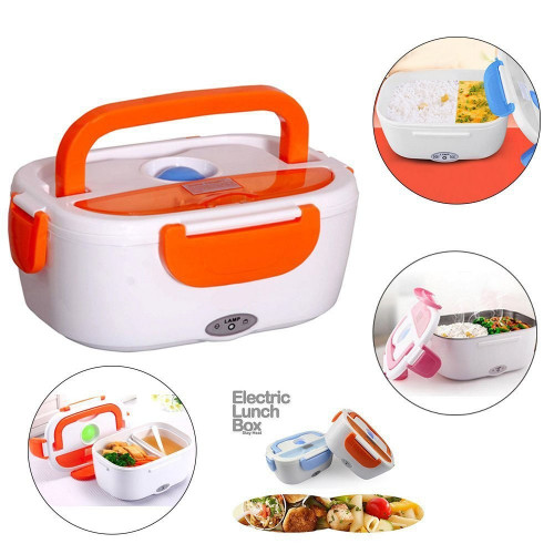 "Electric Heating Lunch Box Food Heater Portable Lunch Containers Warming Bento for Home & Office Use "