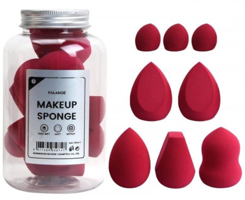 MAANGE 8 PCS/Box Makeup Foundation Sponges Wet Dry Dual Use Makeup Concealer Puff Beauty Makeup Cosmetic Tool