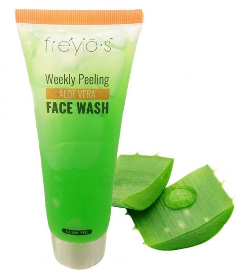 FREYIAS WEEKLY PEELING ALOE VERA FACE WASH 100ML (IMPORTED)