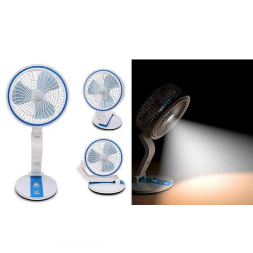 USB Rechargeable Fan With LED Light