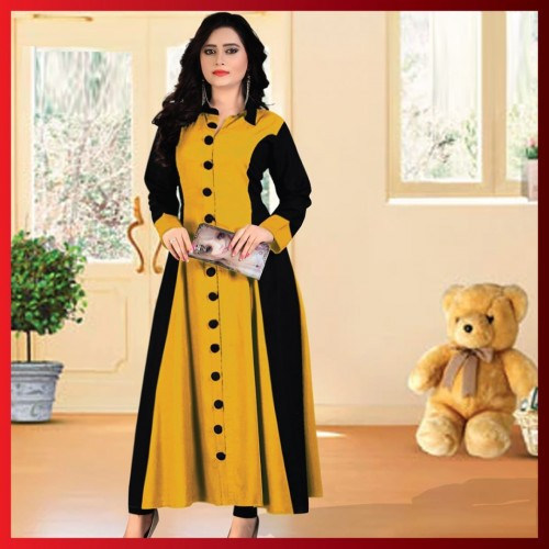 China Linen Fabric Best Quality Dubai Kurti - For Women 