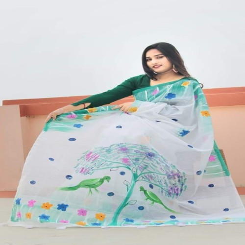 Tangail- Half Silk Sharee For Women 