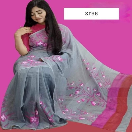 Tangail- Half Silk Sharee For Women 