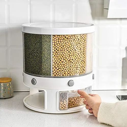 Food Storage Box Rotatable