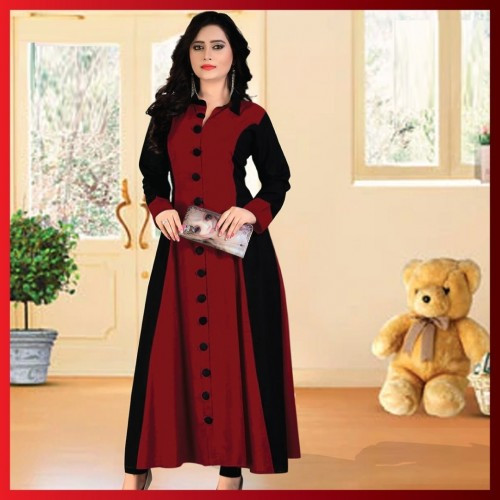 China Linen Fabric Best Quality Dubai Kurti - For Women 