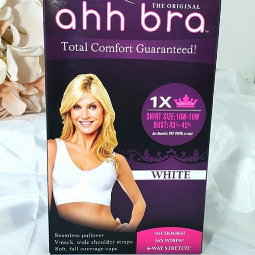 Ahh bra 3pcs (Black,White,Skin))total comfort Guaranteed 1box