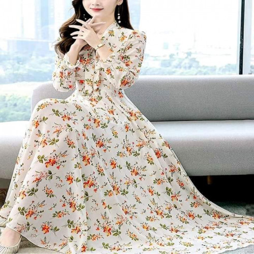 High Quality China Lily Cotton Fabric With Digital Printed Readymade Kurtis for Women.