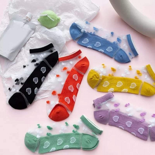 Girls Elastic Comfortable Breathable Lace Socks Lovely Princess Socks