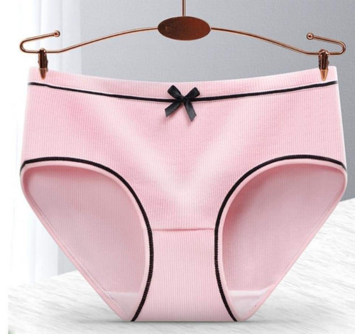 Cotton Panties Women's Bow Cute Girls Briefs Teenage Female Underwear,