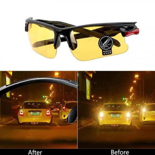 Night Vision Sunglass For Biker Driving Glass