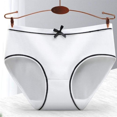Cotton Panties Women's Bow Cute Girls Briefs Teenage Female Underwear,