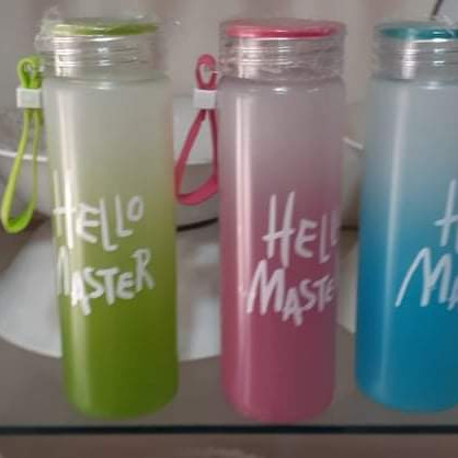 Hello Master Glass Water Bottle/Hot And Cold Water - 480ML