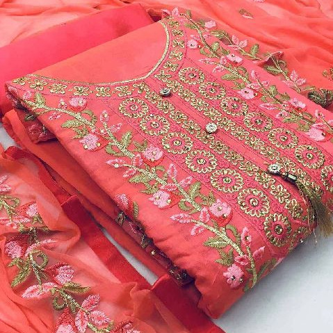 Designer Unstitched Salwar Suit 